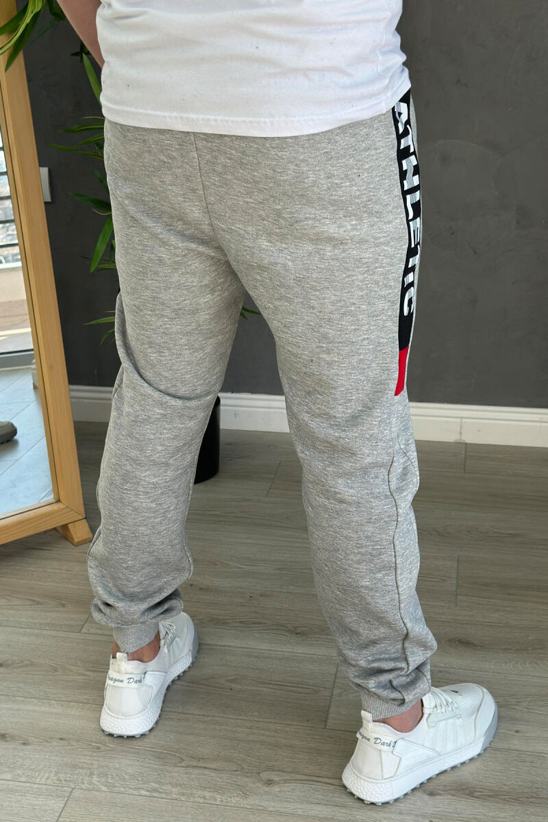 FLUFFY ATHLETIC MEN SWEATPANTS GREY/GRI - 4