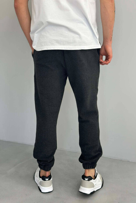 FLUFFY MEN SWEATPANTS DARK GREY/GEE - 2