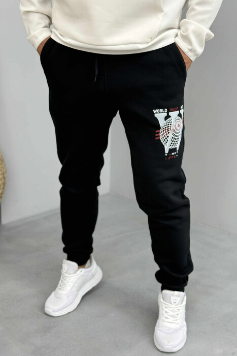 TUTA NJË NGJYRËSHE ME PUSH PËR MESHKUJ NË NGJYRËN E ZEZË - KLAUDIO FASHION