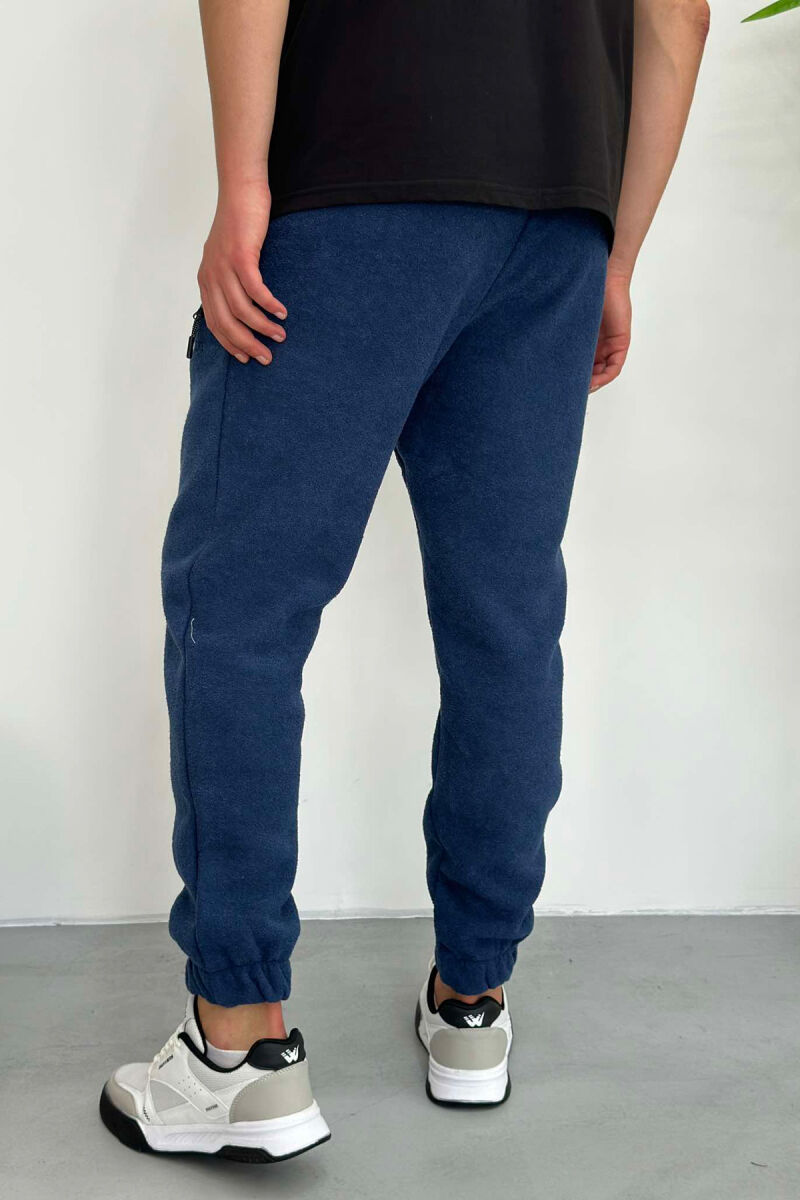 FLUFFY ONE COLOR MAN SWEATPANTS BLUE/BLU - 2