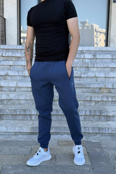 FLUFFY SIDE WRITTINGS MEN JOGGERS BLUE/BLU 