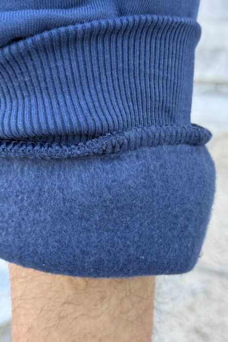 FLUFFY SIDE WRITTINGS MEN JOGGERS BLUE/BLU - 5