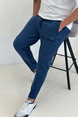 FLUFFY WARM MEN SWEATPANTS BLUE/BLU 