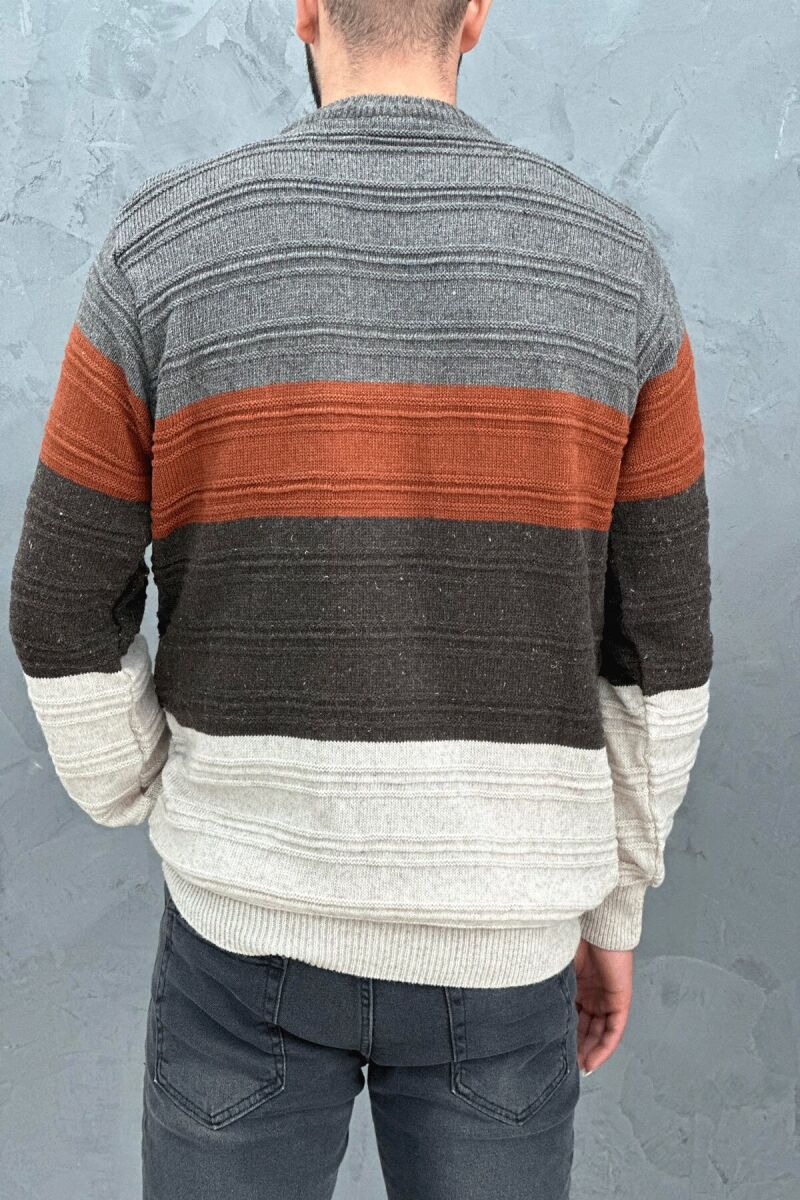 FOUR COLORS MAN SWEATER LIGHT BEIGE/BZHZB - 2