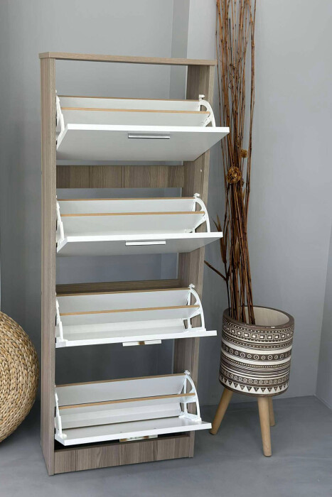 FOUR TIER SHOE SHELF BEIGE/BEZHE - 2