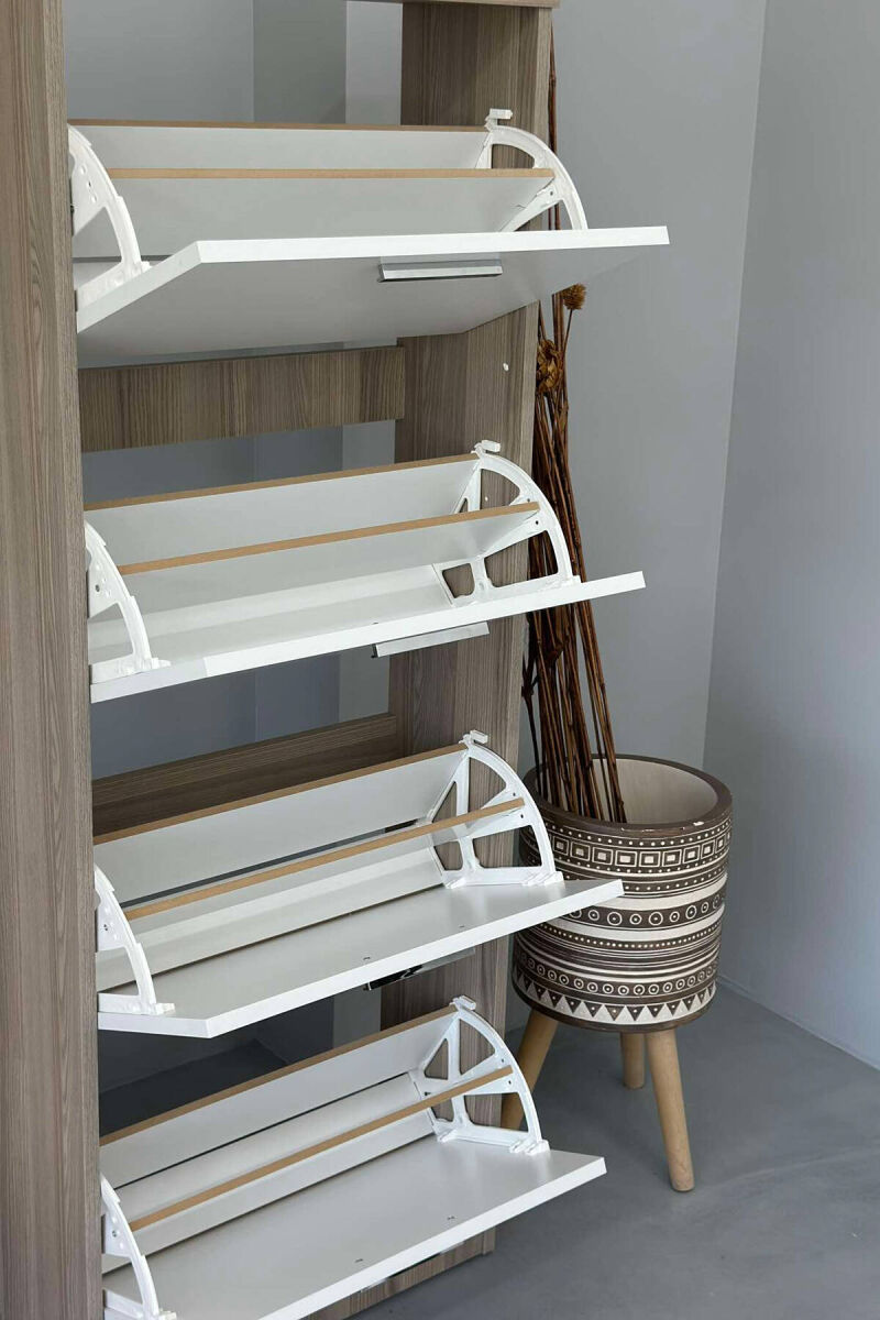 FOUR TIER SHOE SHELF BEIGE/BEZHE - 4