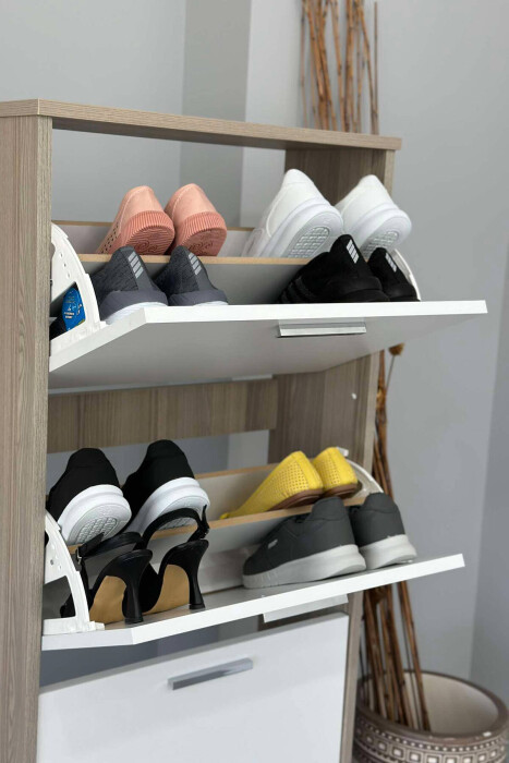 FOUR TIER SHOE SHELF BEIGE/BEZHE - 6
