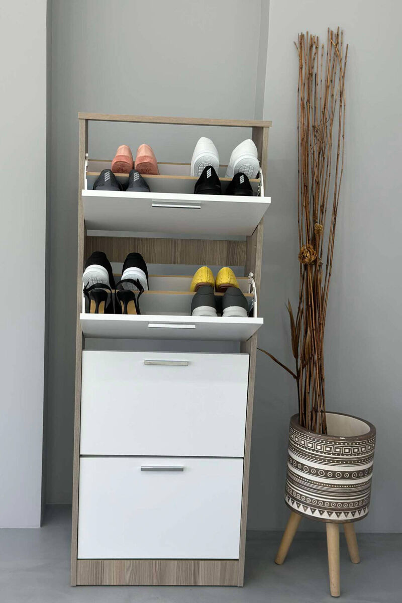 FOUR TIER SHOE SHELF BEIGE/BEZHE - 7