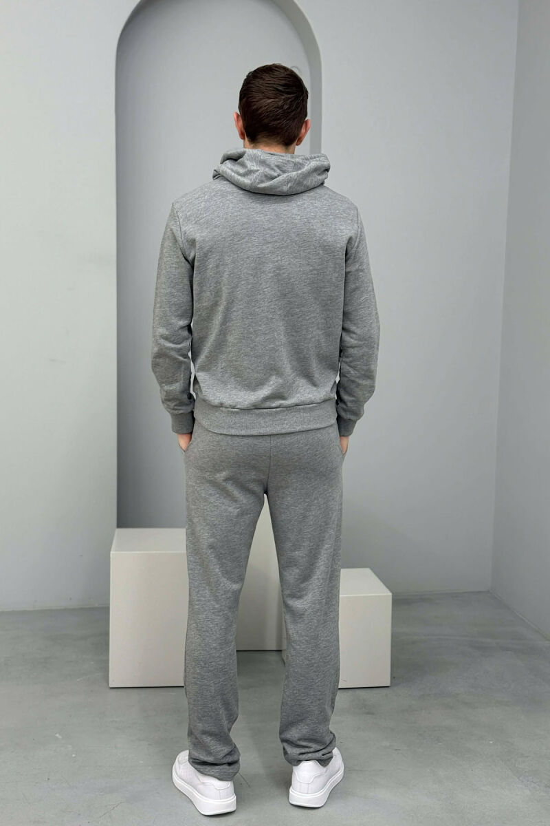 FRONT IMAGE HOODIE+SWEATPANTS MEN SET LIGHT GREY/GZ - 5