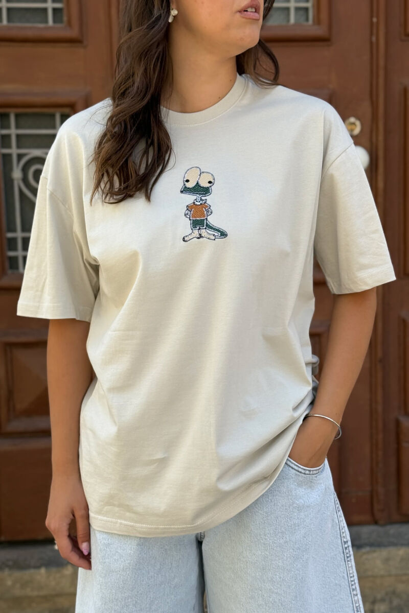 FRONT IMAGE SIMPLE WOMEN T-SHIRT LIGHT GREY/GZ - 3