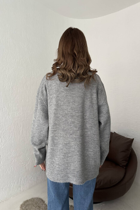 FRONT IMAGE WOMEN SWEATER GREY/GRI - 6