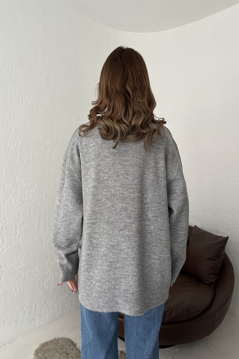 FRONT IMAGE WOMEN SWEATER GREY/GRI - 5