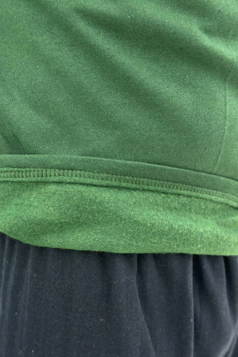 FRONT SMALL LOGO SWEATSHIRT+SWEATPANTS MEN PYJAMAS GREEN/JESHILE - 4