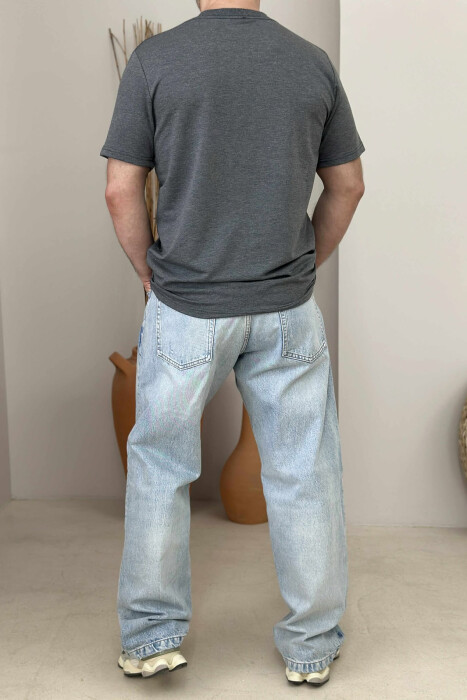 FRONT WRITTINGS CITY LIFESTYLE MEN T-SHIRT GREY/GRI - 2