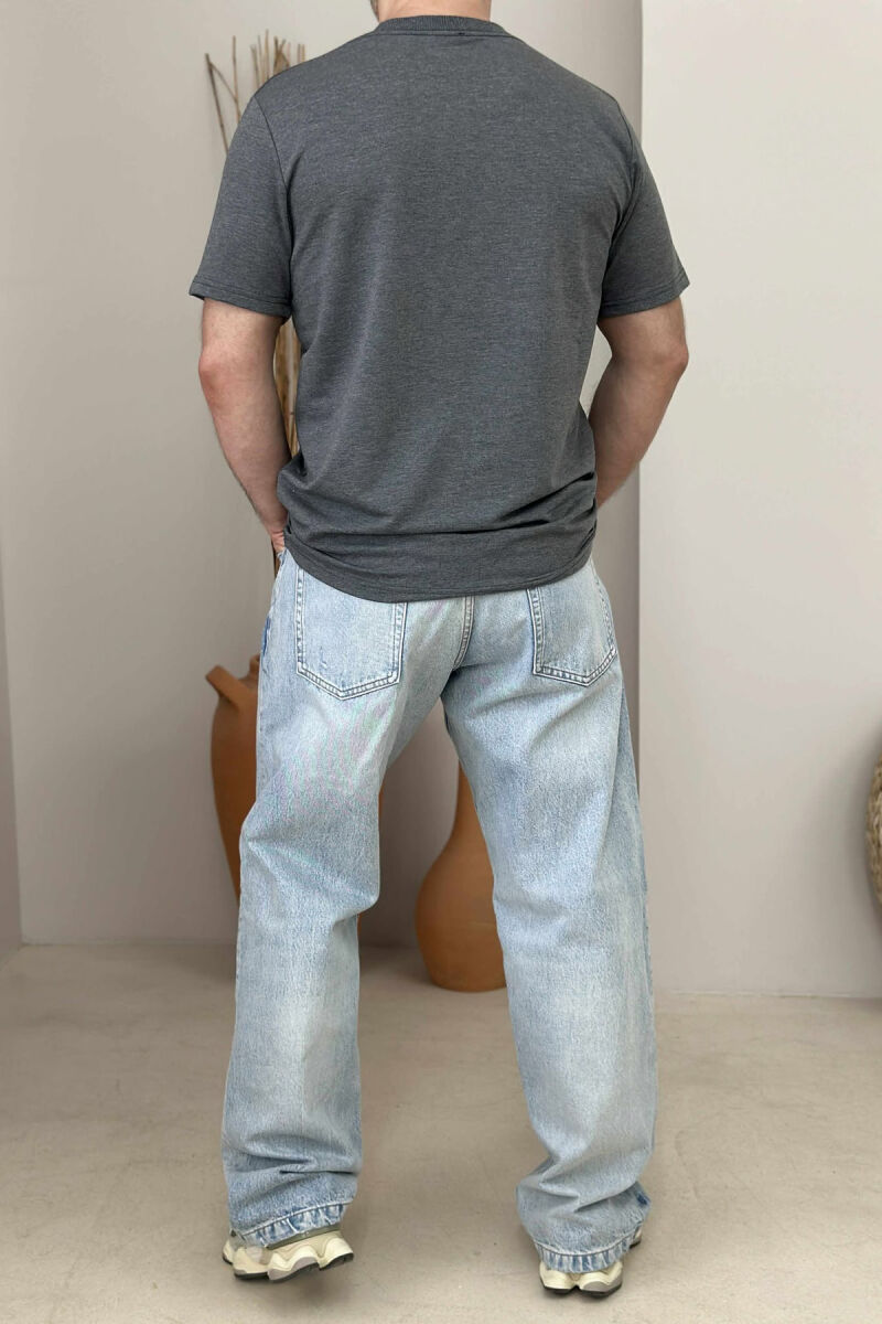 FRONT WRITTINGS CITY LIFESTYLE MEN T-SHIRT GREY/GRI - 2