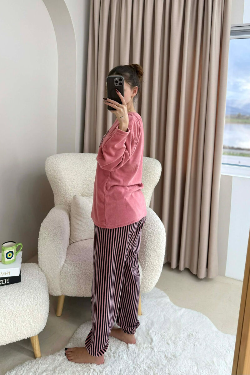 FRONT WRITTINGS WOMEN PYJAMAS POWDER/PUDER - 3