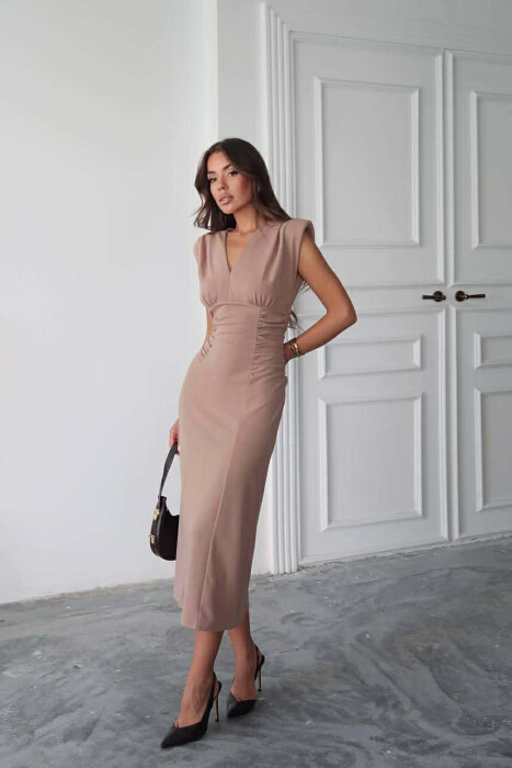 FUSTAN I GJATE ME JAKE V TE HAPUR PER FEMRA NE NGJYRE BEZHE - 4