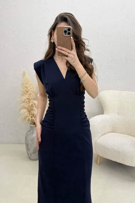 FUSTAN I GJATE ME JAKE V TE HAPUR PER FEMRA NE NGJYRE BLU - 2