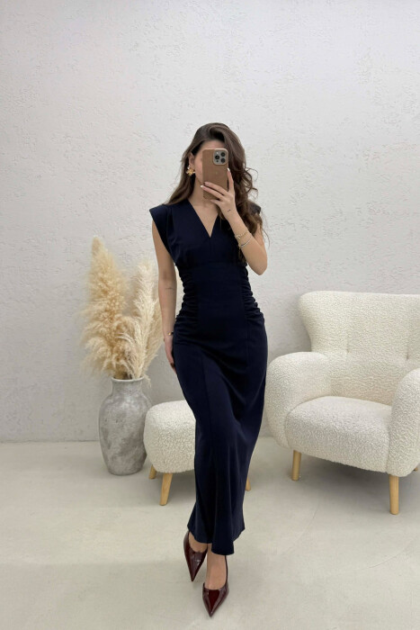 FUSTAN I GJATE ME JAKE V TE HAPUR PER FEMRA NE NGJYRE BLU - 5