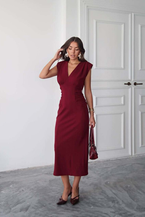 FUSTAN I GJATE ME JAKE V TE HAPUR PER FEMRA NE NGJYRE VISHNJE - 4