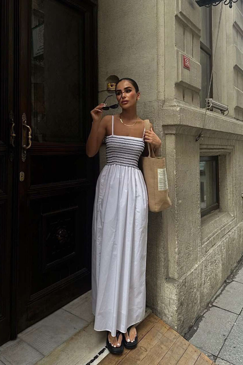 FUSTAN I GJATË PËR FEMRA NË NGJYRËN E BARDHË - 4