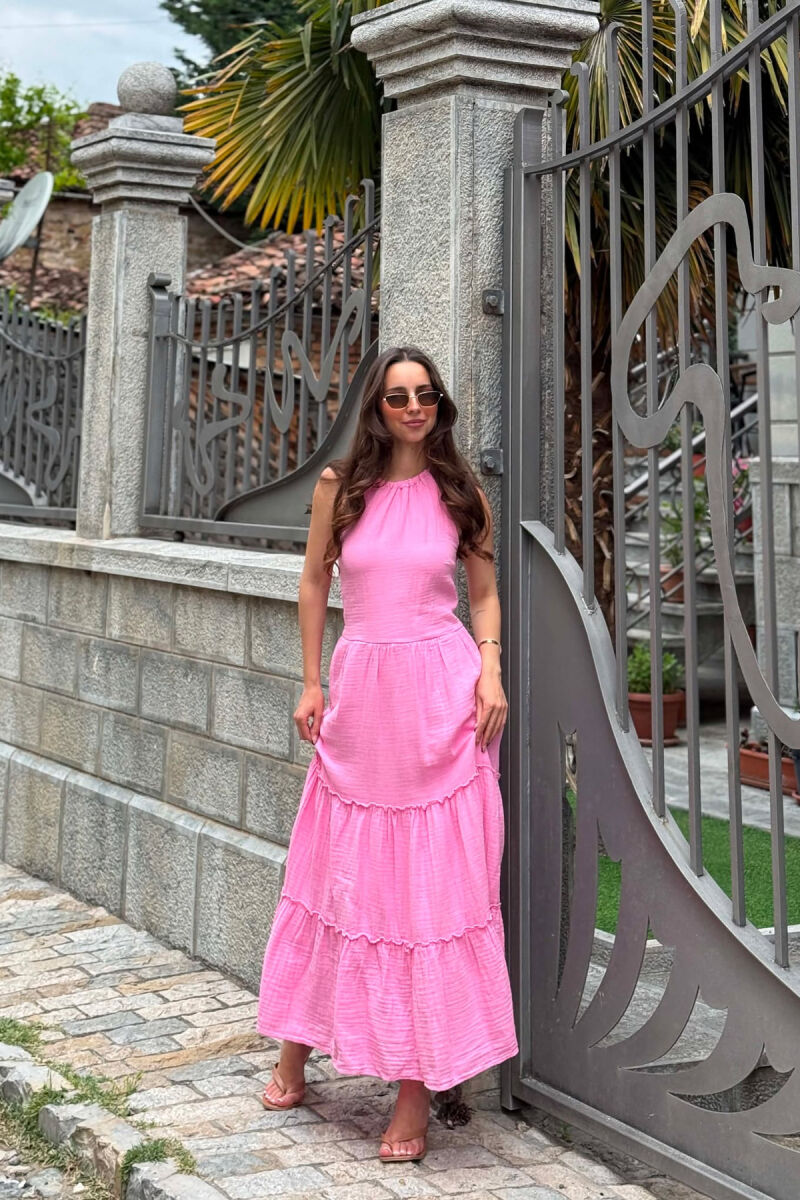 FUSTAN LINO PER FEMRA NE NGJYRE ROZE - 2