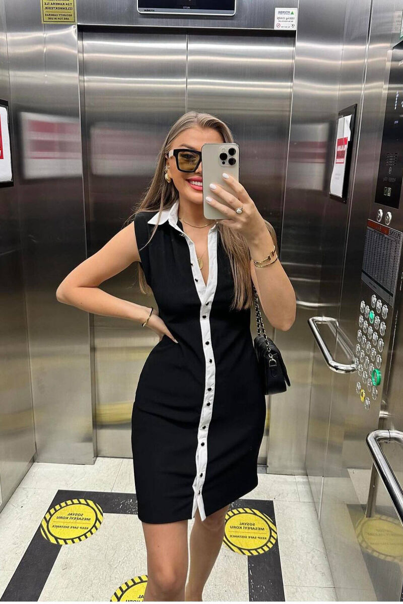 FUSTAN ME KOPSA PËR FEMRA NË NGJYRËN E BARDHË DHE TË ZEZË - 2