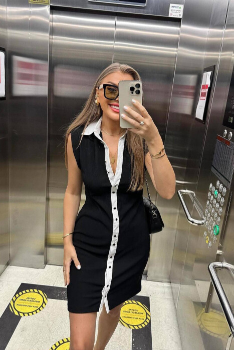 FUSTAN ME KOPSA PËR FEMRA NË NGJYRËN E BARDHË DHE TË ZEZË - 3