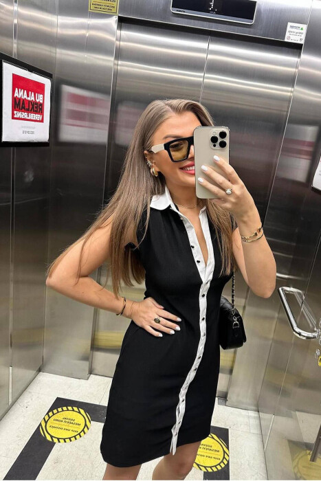 FUSTAN ME KOPSA PËR FEMRA NË NGJYRËN E BARDHË DHE TË ZEZË - 4