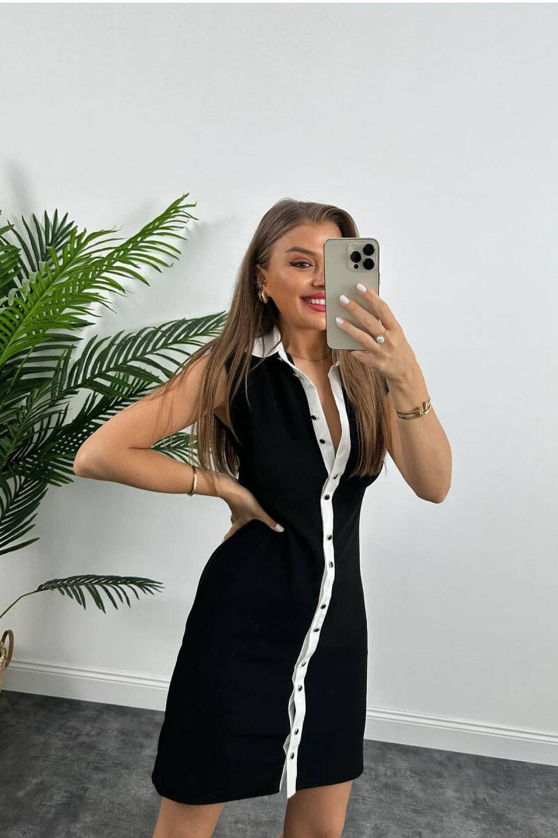 FUSTAN ME KOPSA PËR FEMRA NË NGJYRËN E BARDHË DHE TË ZEZË - 7