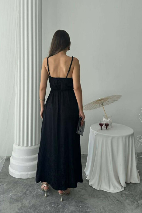 FUSTAN ME RRIPA TE HOLLE DHE ME DETAJIN E LIDHSES PER FEMRA NE NGJYRE TE ZEZE - 3