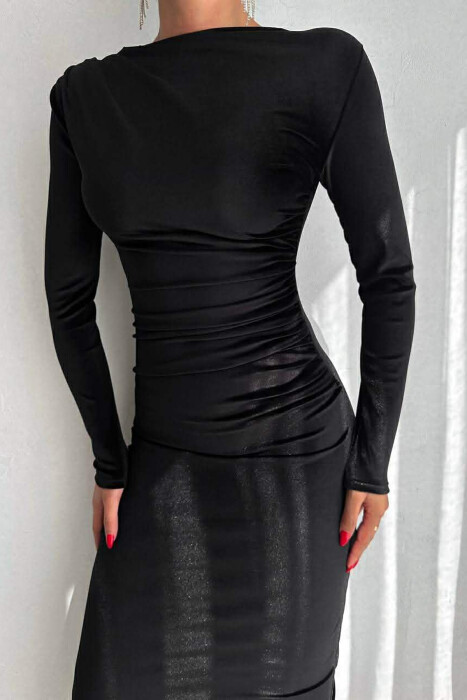 FUSTAN NJE NGJYRESH VELVET PER FEMRA NE NGJYRE TE ZEZE - 2