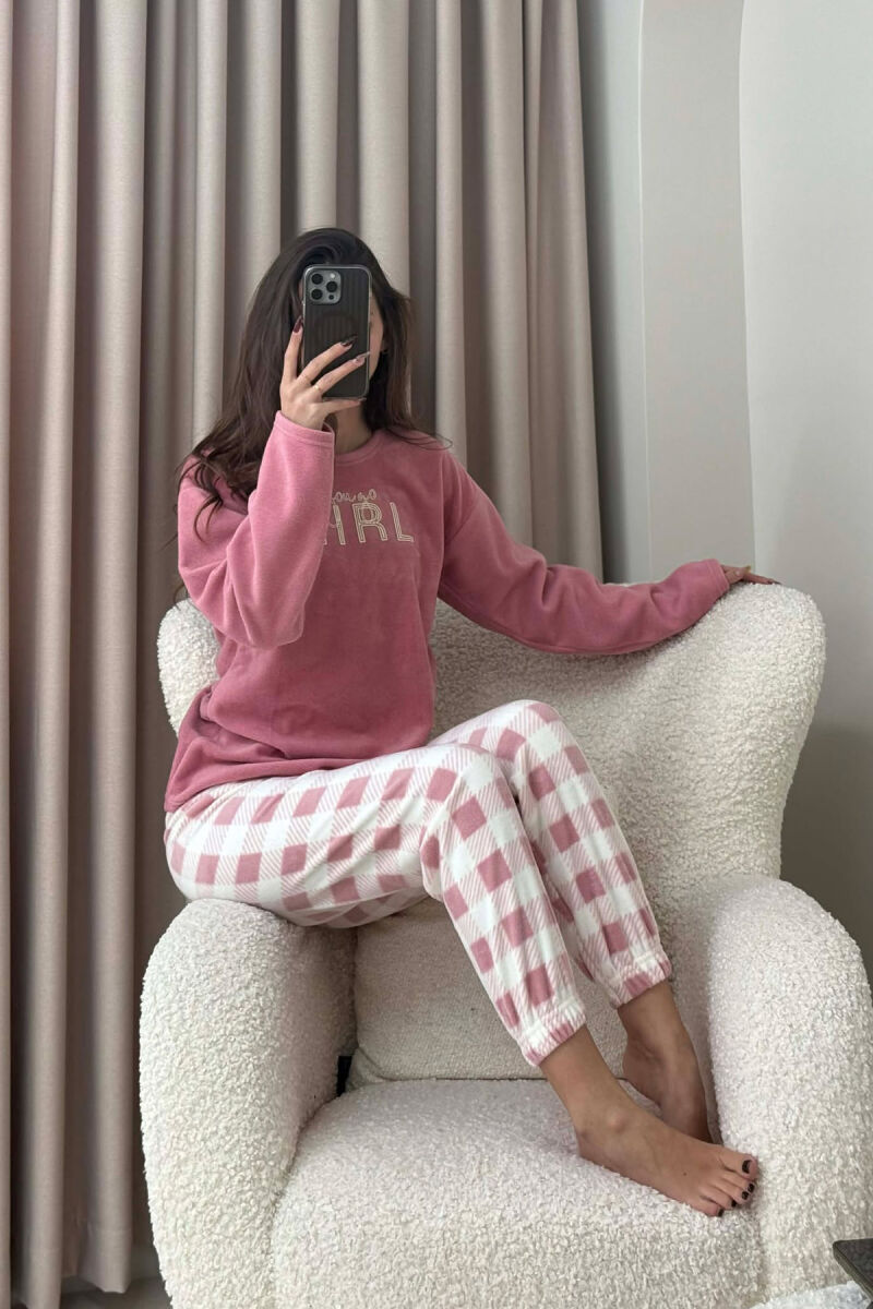 GIRL FRONT WRITTING WOMEN PYJAMAS POWDER/PUDER - 2