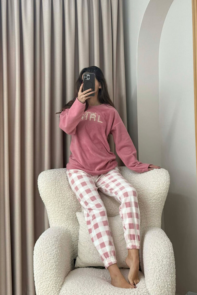 GIRL FRONT WRITTING WOMEN PYJAMAS POWDER/PUDER - 3