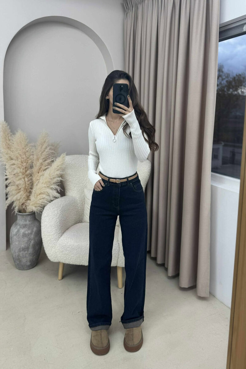 GJYSËM GOLF PËR FEMRA ME ZINXHIR NË NGJYRË TË BARDHË - 1