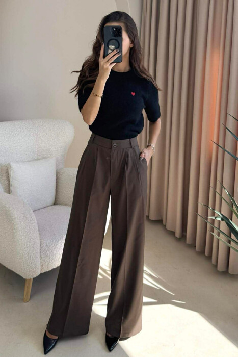 HEART LOGO SHORT SLEEVES WOMEN SWEATER BLACK/ E ZEZE - 2