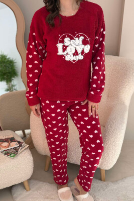 HEARTS DESIGN WOMEN PYJAMAS RED/E KUQE 