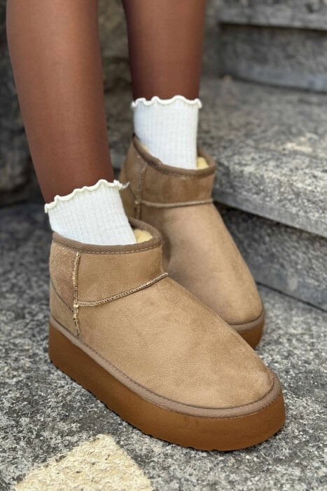 HIGH HEEL SIMPLE WOMEN UGG BEIGE/BEZHE - 1