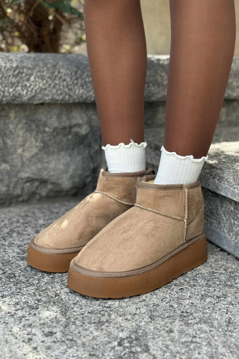 HIGH HEEL SIMPLE WOMEN UGG BEIGE/BEZHE - 2