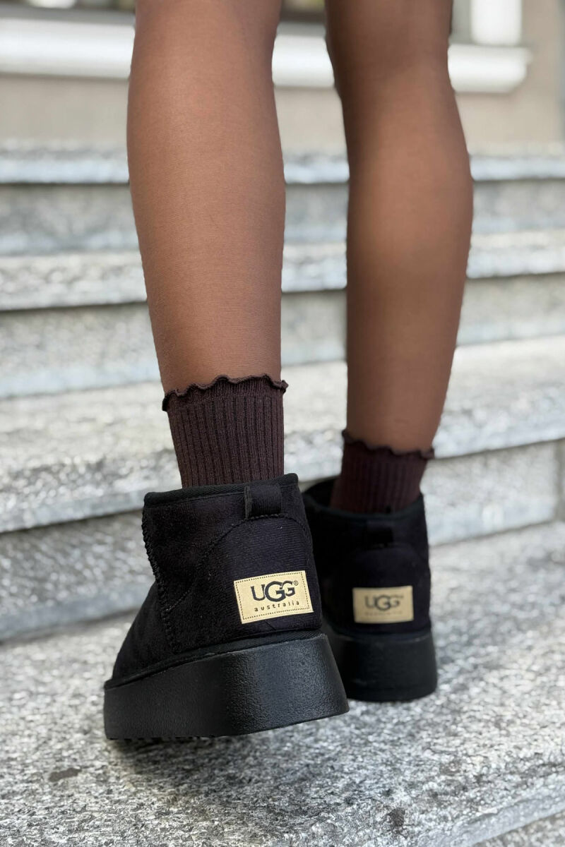 HIGH HEEL SIMPLE WOMEN UGG BLACK/ E ZEZE - 7