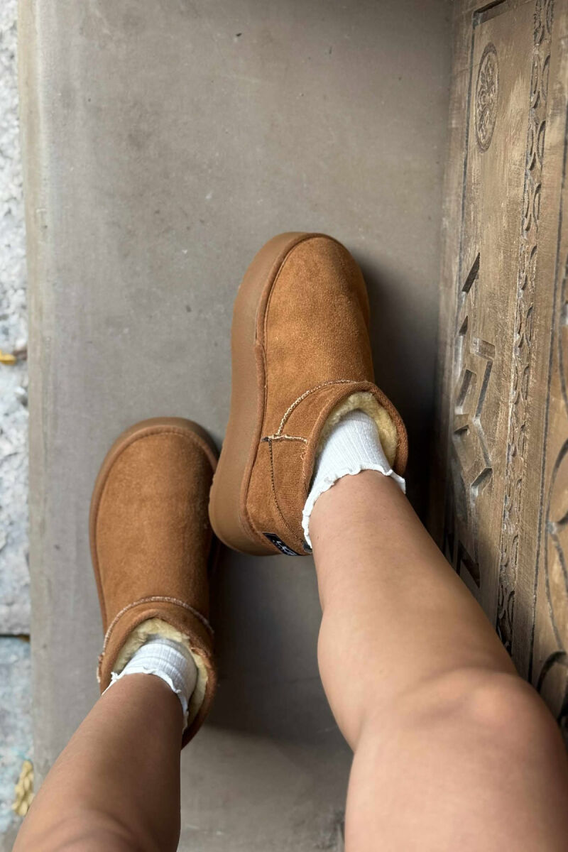 HIGH HEEL SIMPLE WOMEN UGG LIGHT BROWN/KAZB - 2