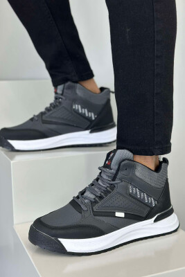 HIGH NECK SIMPLE MEN SNEAKERS DARK GREY/GEE 