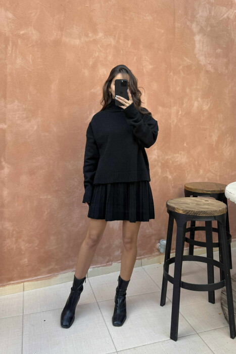 SET GOLF + FUND PËR FEMRA NË NGJYRËN E ZEZË - KLAUDIO FASHION