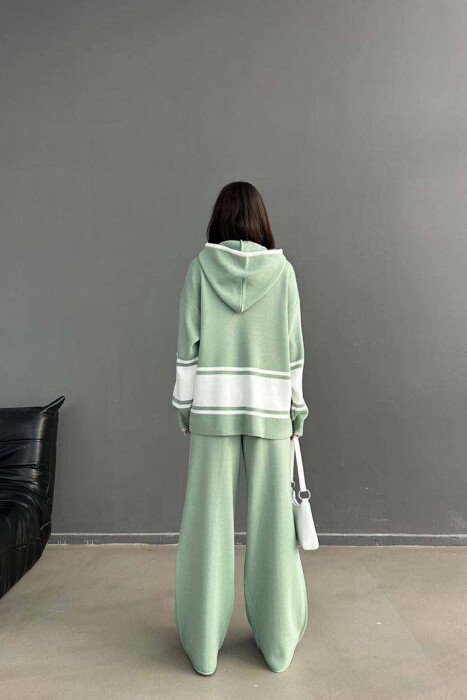 HOOD ONE COLOR WOMAN SET MINT/MENTE - 4
