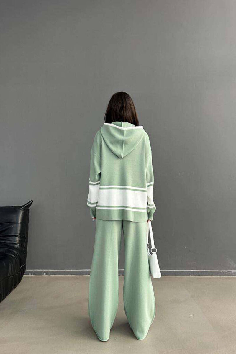 HOOD ONE COLOR WOMAN SET MINT/MENTE - 4