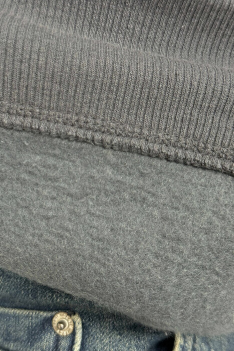 HOODIE ME IMAZH PARA&PAS DHE PUSH PËR MESHKUJ NË NGJYRË GRI TË ERRËT - 4