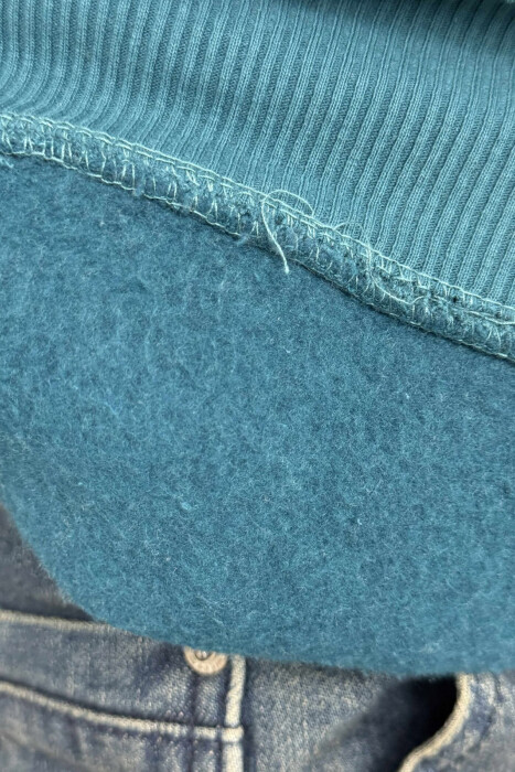 HOODIE ME IMAZH PARA&PAS DHE PUSH PËR MESHKUJ NË NGJYRË GURKALI - 3