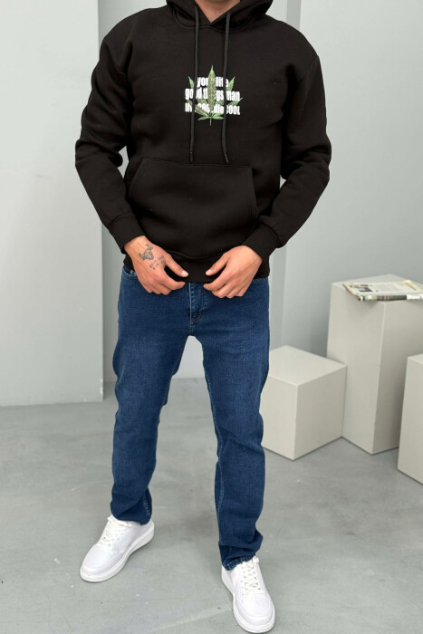 HOODIE ME IMAZH PARA&PAS DHE PUSH PER MESHKUJ NE NGJYRE TE ZEZE - 2