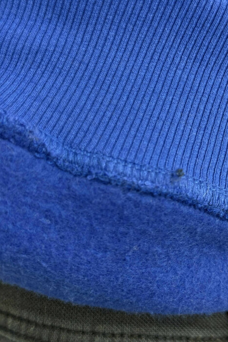 HOODIE ME PUSH DHE ME LOGO TË THJESHTË NYC PARA PËR MESHKUJ NË NGJYRËN BLU - 4