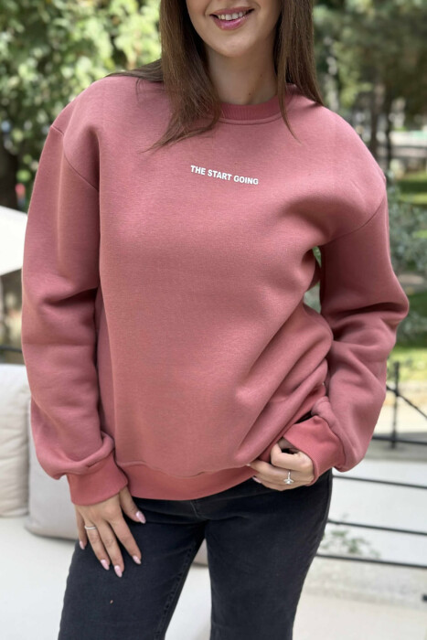 HOODIE ME PUSH ME DIZANJ TË THJESHTE TË VOGËL PARA PËR FEMRA NË NGJYRËN UTHULL - 3